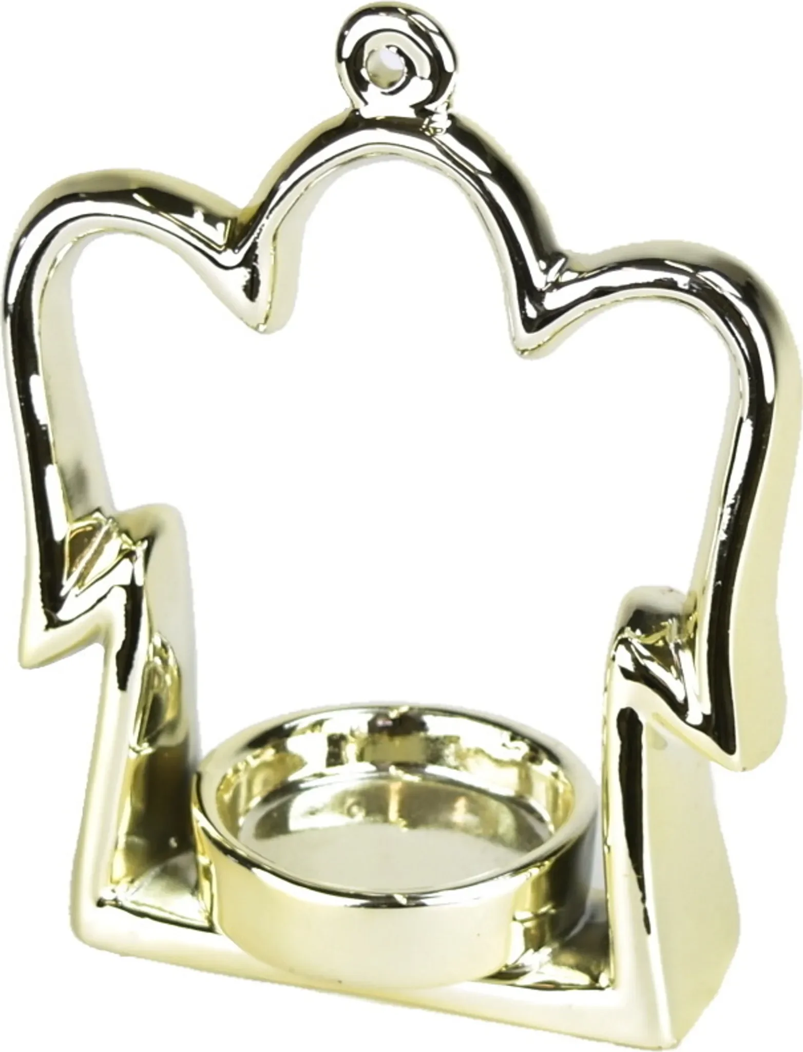 DOMMIO – Engel-Teelichthalter, Gold, Keramik