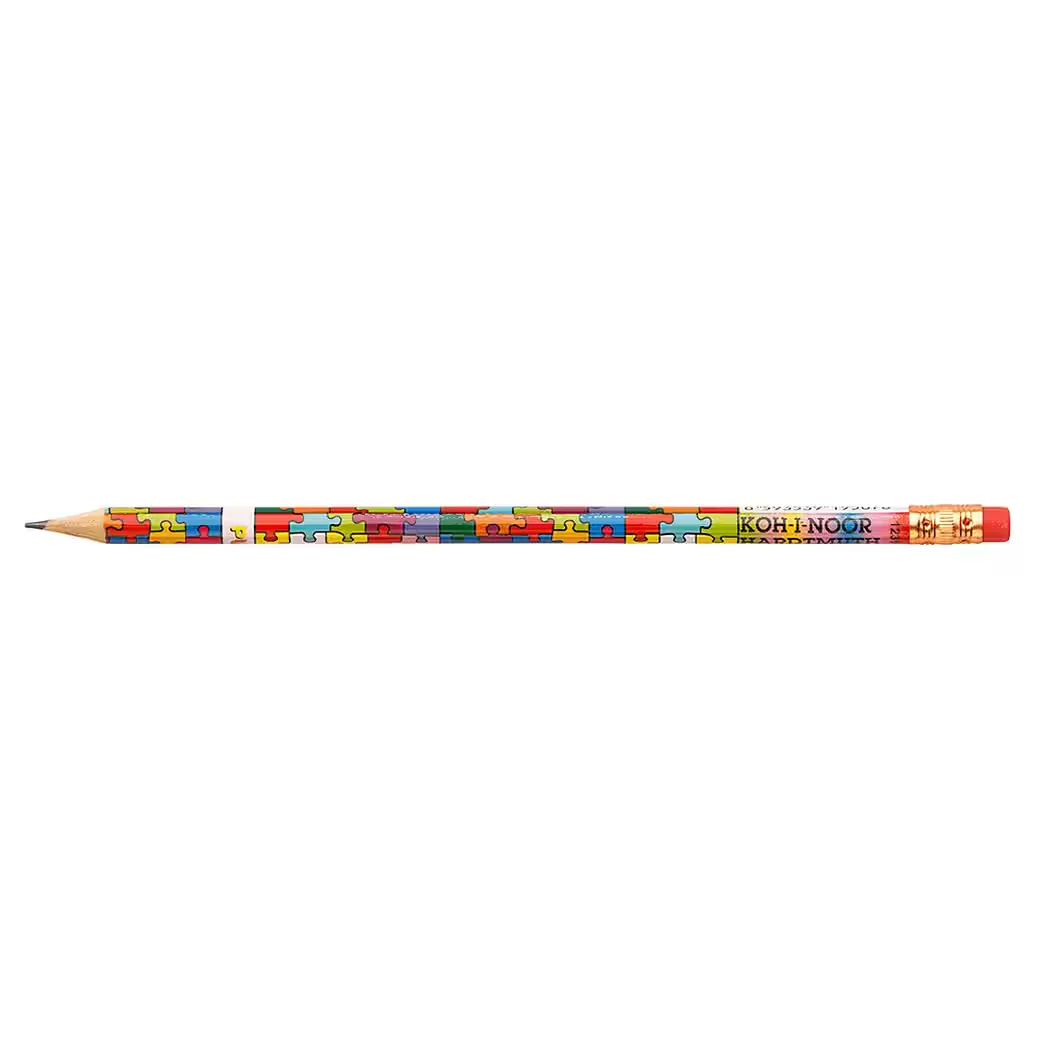 Koh-I-Noor Bleistifte Gradation HB mit Radiergummi 3er Pack
