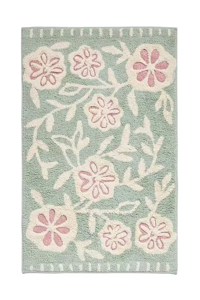NEXT Badematte aus Baumwolle mit floralem Muster
