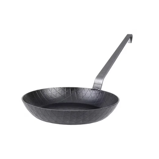 Gräwe Bratpfanne 24 cm mit Hakenstiel, extra hoher Rand