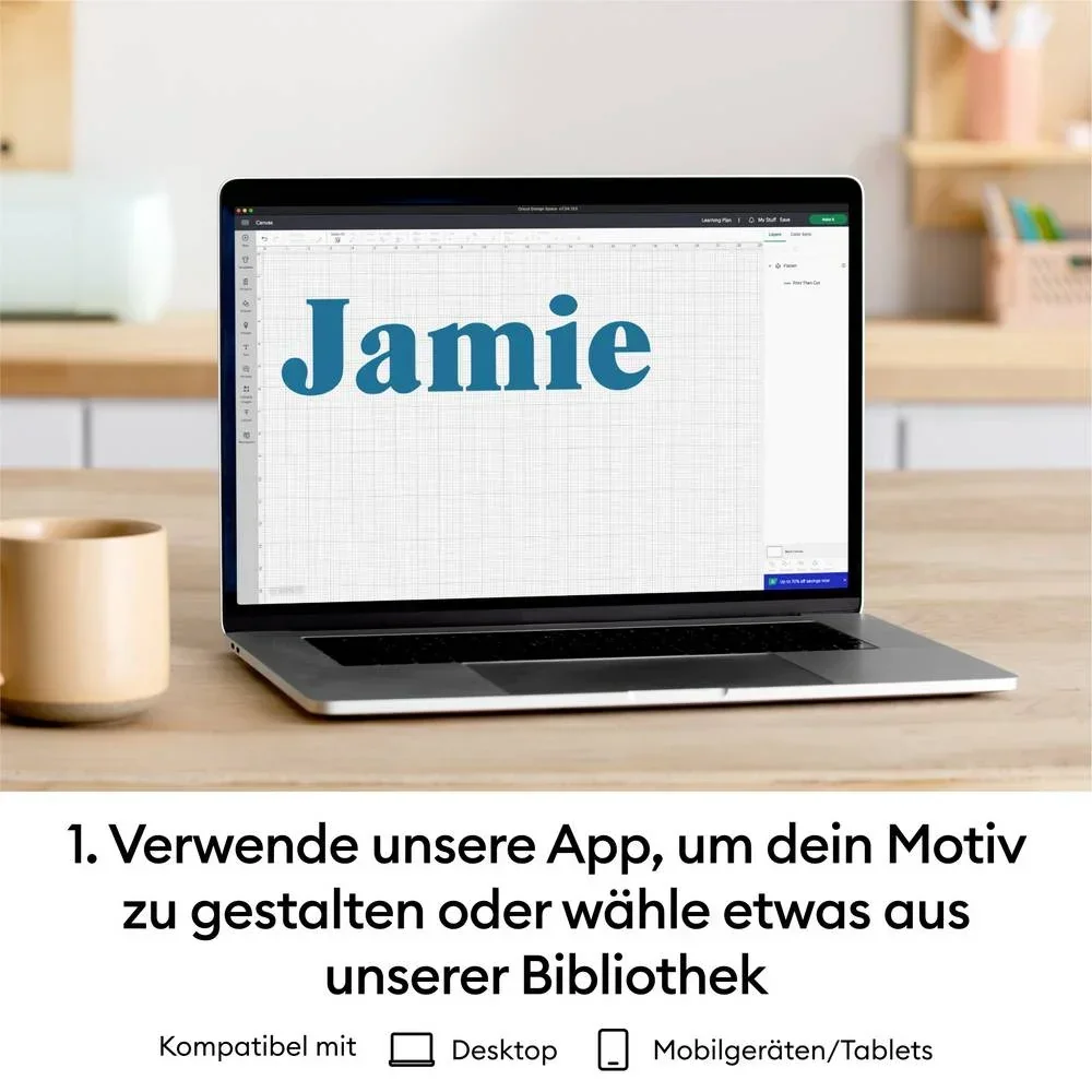 CRICUT Joy Starter Bundle Schneideplotter Gestaltungsset türkis