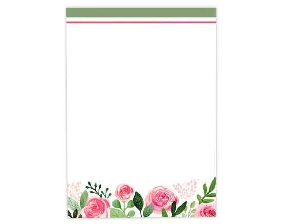 JUNAPACK Briefpapier A4 Blumen Ostern für Firmenpost und Drucker