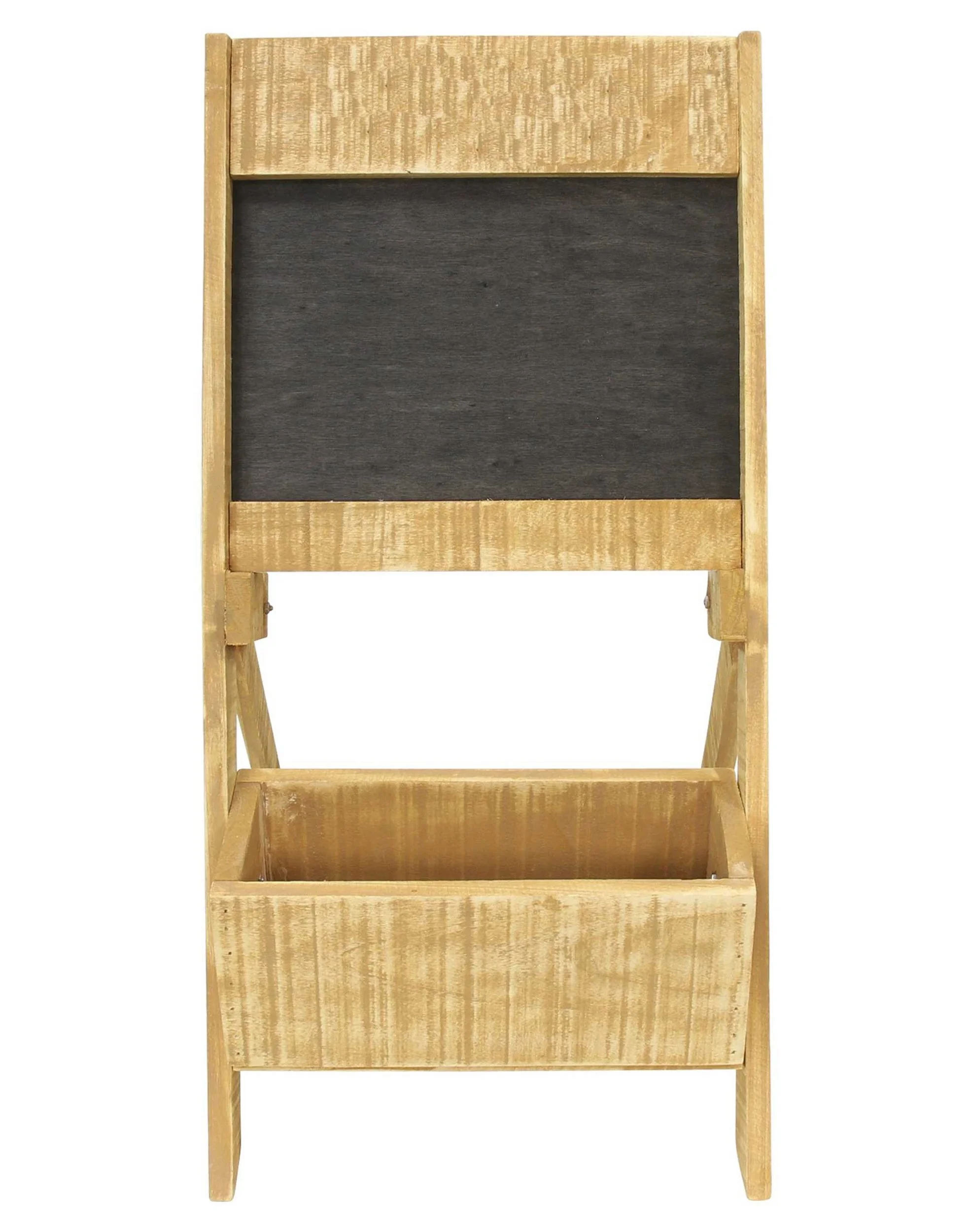 DEKOLEIDENSCHAFT Blumenkasten mit Kreidetafel klappbar 67 cm