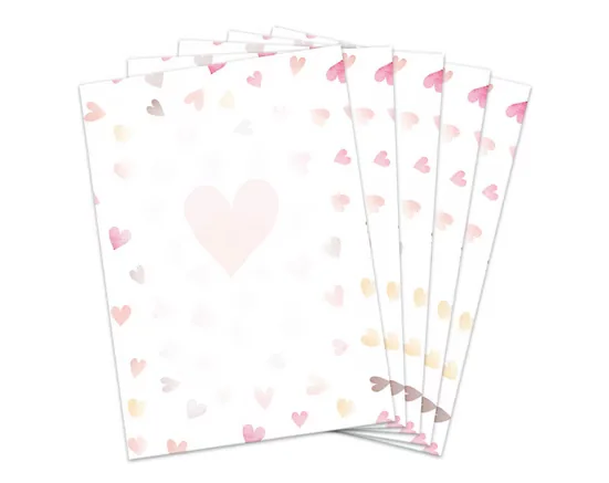 JUNAPACK Briefpapier A4 Blumen Ostern lose Briefbögen für Drucker
