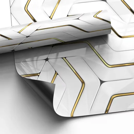 DEQORI Magnetfolie Hochglanzmuster flexible magnetische Folie