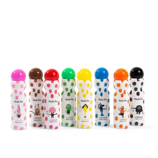 MOULIN ROTY Kreativset 8 Stempelmarker Malset für Kinder Basteln