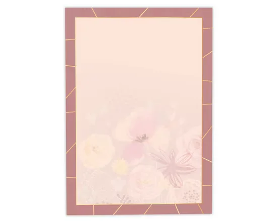 JUNAPACK Briefpapier A4 Blumen Ostern lose Briefbögen für Drucker