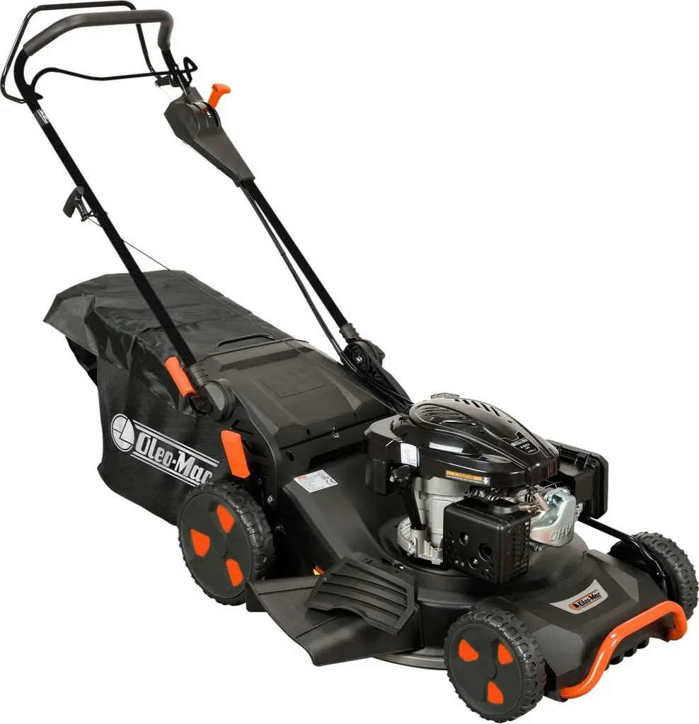 Oleo-Mac GVH53TK Benzin Rasenmäher 196 cc für Garten präziser Schnitt