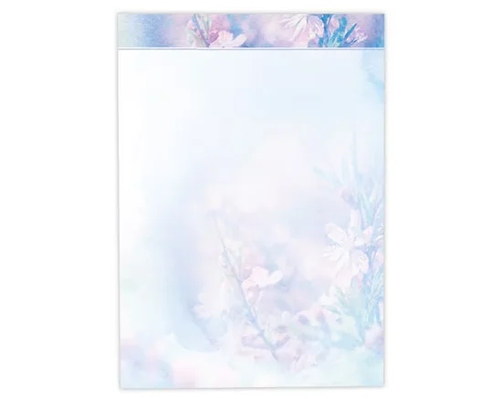 JUNAPACK Briefpapier A4 Blumen Ostern Motiv-Briefbögen für Drucker