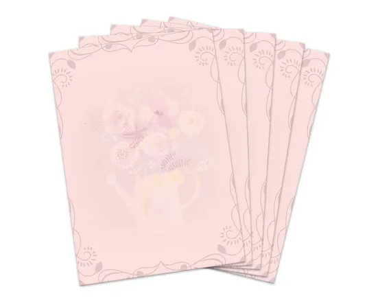 JUNAPACK Briefpapier A4 Blumen Ostern lose Briefbögen für Drucker