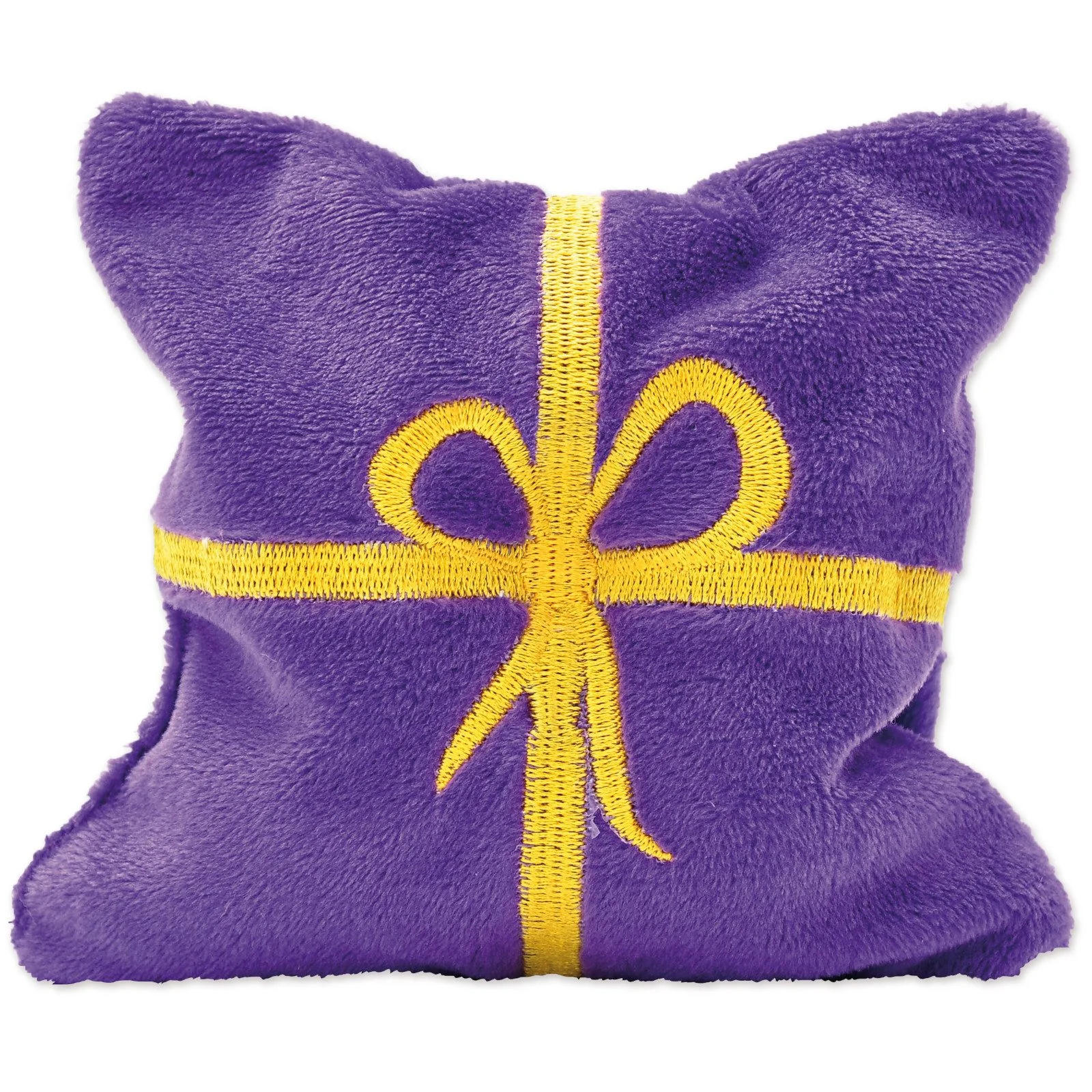 AUMÜLLER Katzenspielkissen mit Baldrian lila Weihnachtsgeschenk