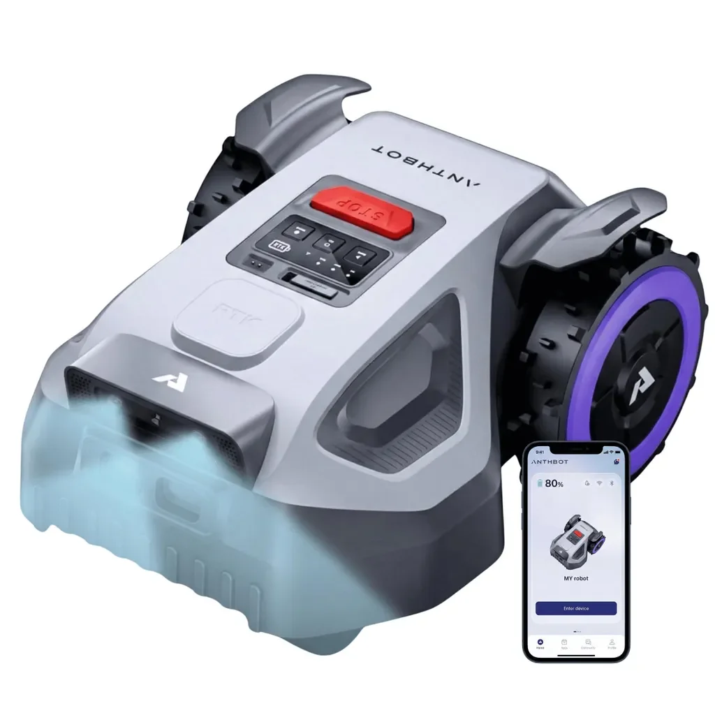 ANTHBOT M9 Mähroboter ohne Begrenzungskabel, GPS RTK, KI, 900 m²
