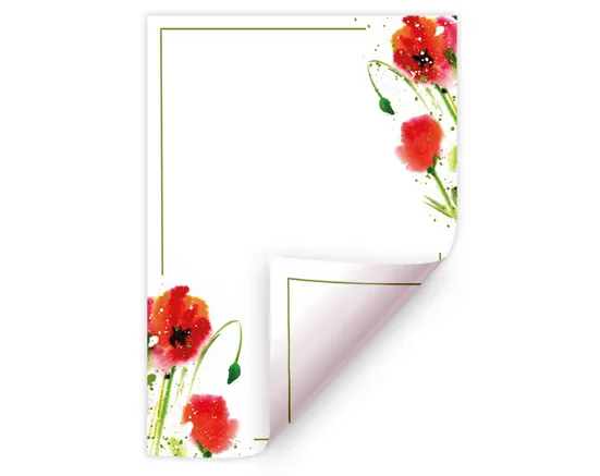 JUNAPACK Briefpapier A4 Blumen Ostern für Drucker Firmenpost