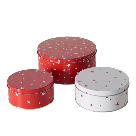 BOLTZE GRUPPE STERNY Aufbewahrungsdosen Set Ø 13,5–20 cm 3-teilig