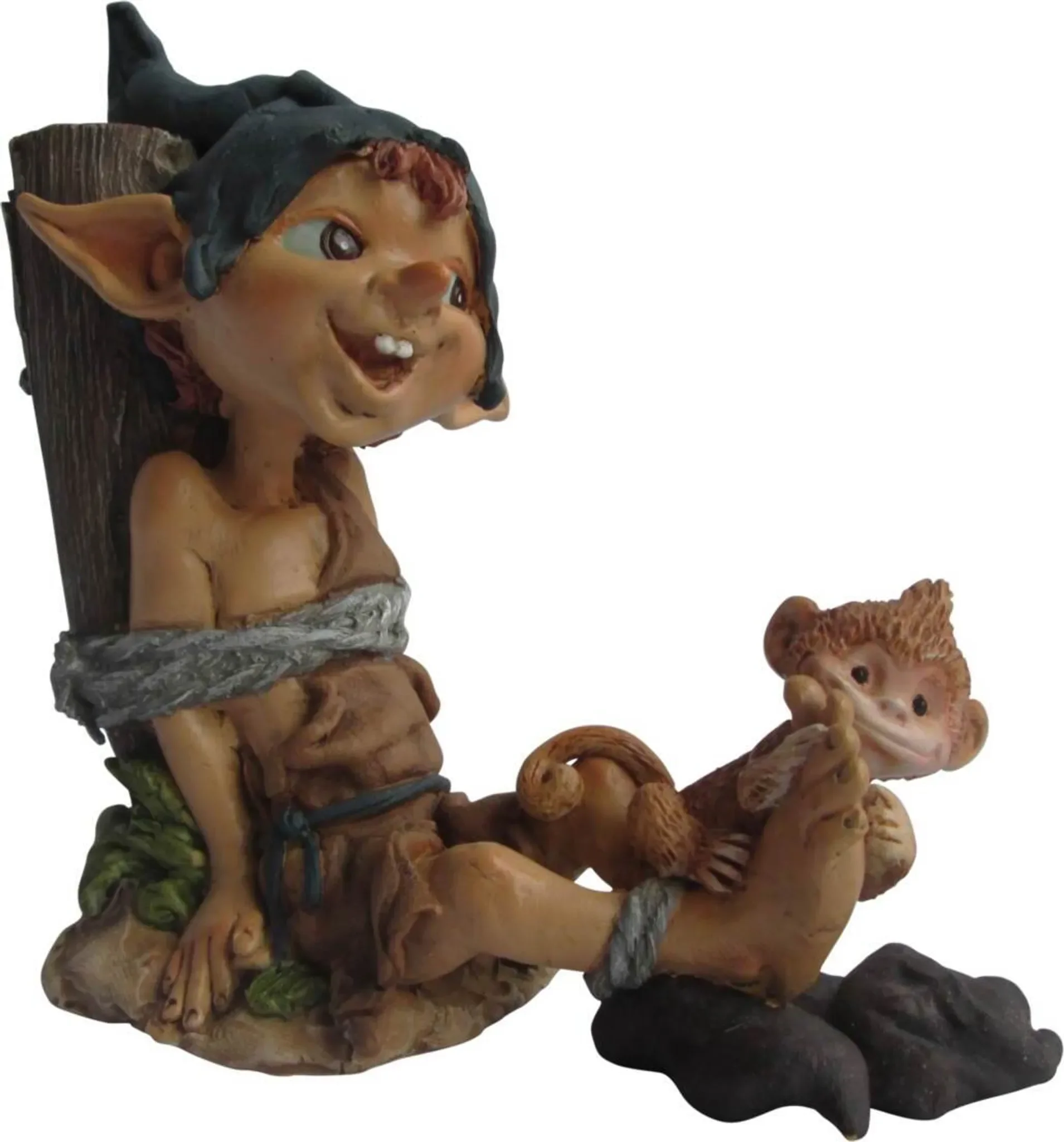 Joh. Vogler GmbH – Pixie-Figur „Indianer am Marterpfahl“, Miniaturszene