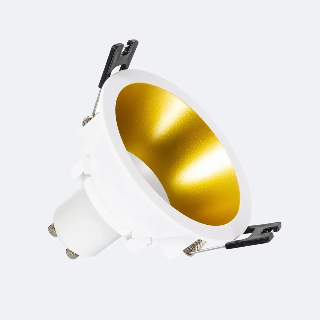 LEDKIA Einbaustrahler konisch GU10 6W 4000K Gold Ausschnitt 75 mm